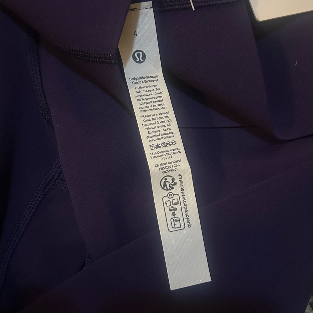 lululemon athletica Deep Purple High-Rise Leggings - Picture 3 of 4